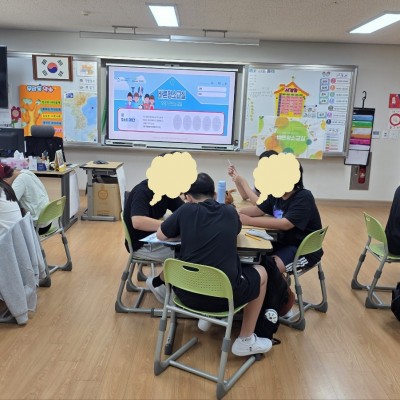 다산가람초의 열정적인 학생들과 청소와 환경을 이야기...