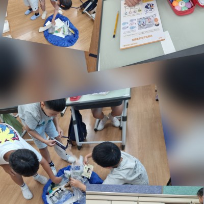"우리 교실은 우리가 지켜요!" 쓱싹쓱싹 교실